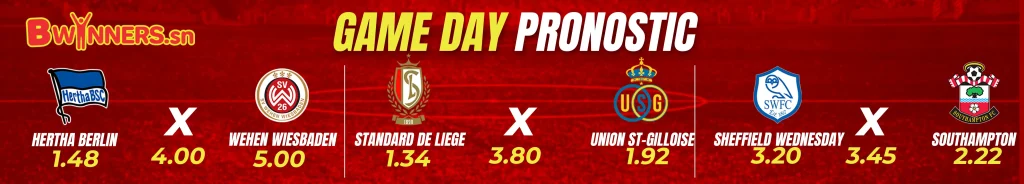 gameday pronostic Recupere Recupere