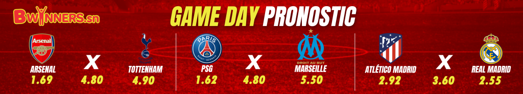 gameday pronostic Recupere Recupere min