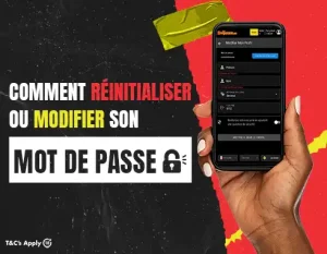 comment modifier son mot de passe avec Bwinners