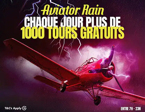 DESKTOP BANNER PROMO aviator rain